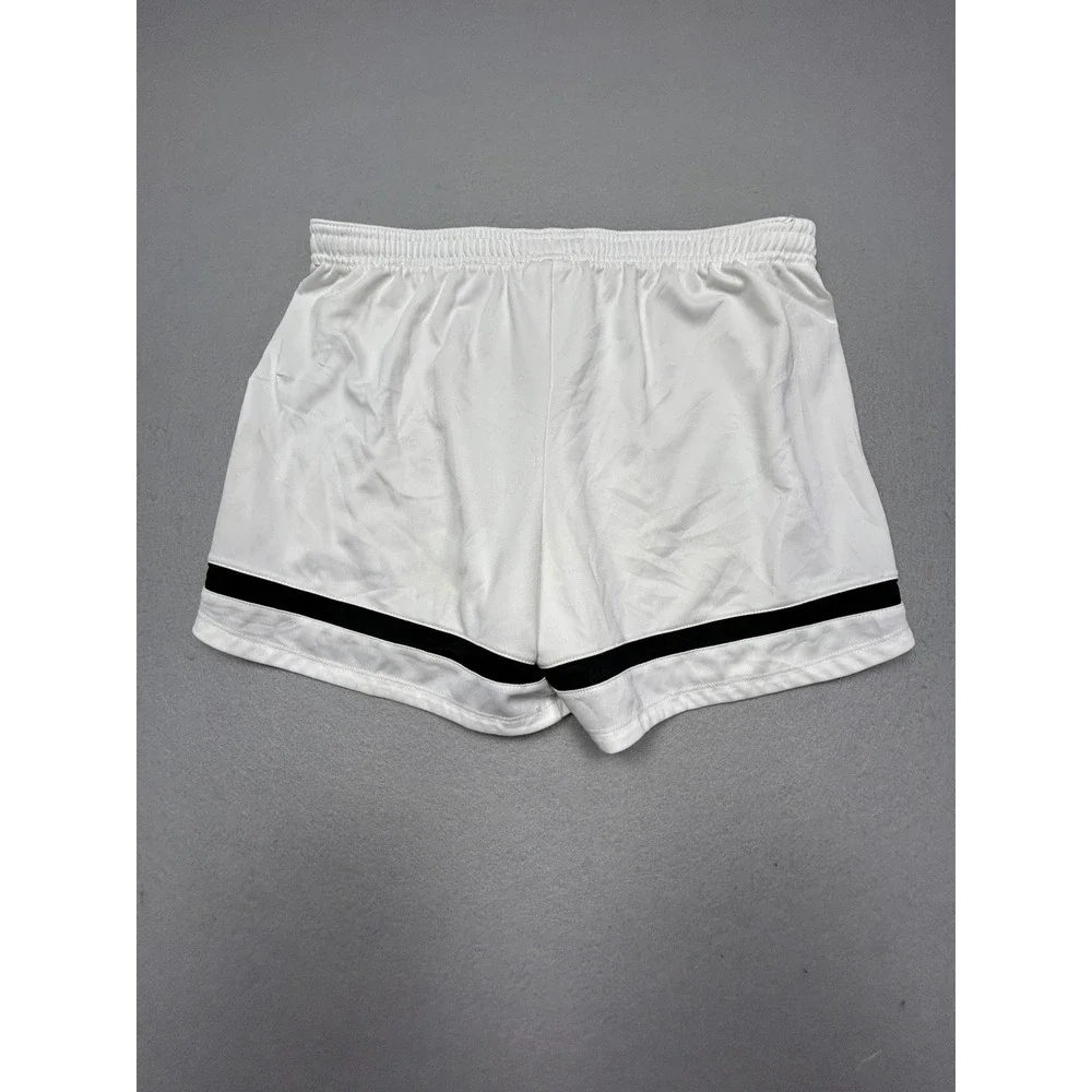 Nike Dri-FIT Shorts Polyester White Black Large Womens